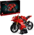 LEGO Technic Ducati Panigale V4 S Motorrad - Lenkung und Gangschaltung, Geschenk