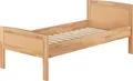 Seniorenbett Einzelbett 100x200 Massivholzbett Buche natur Zubehör wählbar V-60.72-10Rollrost inkl.