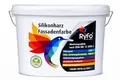 RyFo Colors Silikonharz Fassadenfarbe Weiß 10l – wasserabweisende Außenfarbe mit Abperleffekt, hohe Deckkraft, diffusionsoffene Silikonharzfarbe, wetterbeständig, lösemittelfrei