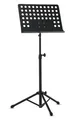 GEWA Orchesternotenpult - Metall - zusammenlegbar - Platte gelocht und abnehmbar - Gußsockel - Prismenverbindung - Höhe 68-118 cm - Gewicht 3,8 kg - schwarz