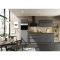 IMPULS Küchenleerblock - grafit - Gerätehochschrank links - 280 cm