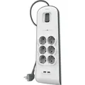 Belkin Surge Protector 6 Steckdosen 2 Meter 2x USB