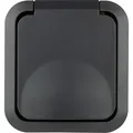 REV AquaStorm Steckdose Aufputz | IP55 - Grau