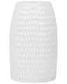Klassische Vase für saisonale Dekoration weiß Linzi