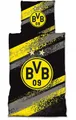 Borussia Dortmund Bettwäsche - Graffiti Streifen - 2-teilig im Jutebeutel BVB 09
