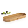 AdHoc ST42 Untersetzer für Diverse Pfeffermühlen oder Salzmühlen POSTO | Menage-Tablett auch für Kerzen, zum Servieren von Kaffee, Tee, Milch & Zucker UVM. | Akazienholz 23cm x 8,2cm