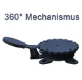 Schwenkfuss STAHL 360° Mechanismus Ampelschirm Sonnenschirm schwenkbar drehbar