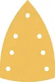 Bosch Schleifblatt EXPERT C470 100x150mm | K120 | 7 Löcher | Klett | Multischleifer Holz | 10 Stück | Gelb