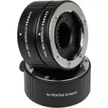 Caruba Extension Tube Set Pentax Q Chrom (Makro-Zwischenring, Pentax Q) (D44009)