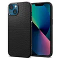 Spigen Liquid Air Kompatibel mit iPhone 13 mini Hülle Handyhülle dünn silikon -Schwarz