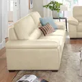 3-Sitzer CALIA ITALIA "Gaia, Sofa im edlen Design und mit erstklassigem Sitzkomfort", beige (nata), B:210cm H:92cm T:97cm