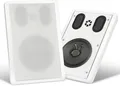 Pronomic FLS-540E WH Paar Flatpanel Wandlautsprecher Box weiß - Slim Design Lautsprecher 2 Wege (30 W, HiFi Flachlautsprecher, 5,25"/133 mm Woofer, 1,2"/30,5 mm Tweeter)