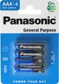 Panasonic AAA Zink-Kohle Allgemeiner Gebrauch | 4 Stück