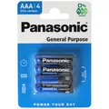 Panasonic General Purpose Micro R03BE 4BP 4 Stück AAA R03 im Blister 5410853052944