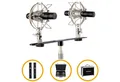 Pronomic Mikrofon Pronomic SCM-1 Stereo Komplettset im Koffer (Stereo Komplettset, 10-tlg), Richtcharakteristik: Niere