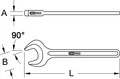 KS TOOLS BRONZEplus Zugmaulschlüssel 90°, 1.5/16 (963.7996)