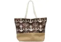 Caspar Strandtasche TS1034 Damen Strandtasche mit Anker Muster
