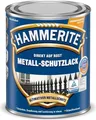 Hammerite Metall-Schutzlack Glänzend, Fertig gemischt, Zaun, Möbel, Treppe, Fenster, Metall, Glänzende Oberfläche, Braun, 10 m²/L, Braun