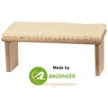 Meditationsbank aus Leimholz Birke, klappbar, m. Auflage, Yoga Bank Sitz Hocker