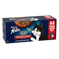 Felix Sensations Saucen Katzenfutter nass, Geschmacksvielfalt vom Land Sorten-Mix, 44er Pack (44 x 85g)