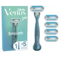 Gillette Venus Damenrasierer mit wiederverwendbarem Handstück 5 Ersatzklingen