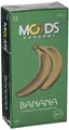 MOODS Banana Condoms - 12 Kondome mit Bananen-Geschmack für überraschend sinnliches Vergnügen