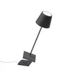 Zafferano LED Tischleuchte Poldina Pro - Kabellose, Dimmbare LED-Tischlampe aus Aluminium
