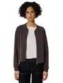 Street One Damen Silk-Look Jacke mit Zipper