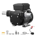 VEVOR Kraftstoff-Transferpumpe, 230 V AC, elektrische Diesel-Transferpumpe, 60 l/min, mit automatischer Abschaltung der Kraftstoffdüse, 2 Schläuchen, 13,7 m Förderhöhe, für Kerosin, Biodiesel