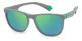 Polaroid Unisex PLD 8049/s Sunglasses, 3U5/5Z Grey Green, 49