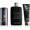 GUCCI GUILTY POUR HOMME CASE 3 pcs