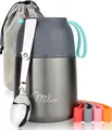 Milu Isolier-Speisebehälter 10 cm 450,0 ml grau