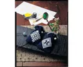 Olympus Thread Kreativset Olympus Kogin Stickpackung "Kinchaku Beutel Navy Idowaku Kurumi-No-Ka, (embroidery kit by Marussia)