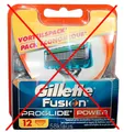 4 Gillette Fusion ProGlide Power Rasierklingen ohne Verp. im tKh / 4 Stück