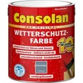 Consolan Wetterschutzfarbe Sommerblau Seidenglänzend 2,5,
