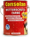 Consolan Wetterschutzfarbe rot 211 0,75L Holzfarbe Deckfarbe
