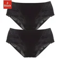 petite fleur Formslip (2er-Pack) Bodyforming Slip aus elastischer Baumwolle schwarz 44/46