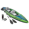 Intex Schlauchboot/aufblasbares Kajak, Grün, 351 x 76 x 38 cm