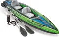 INTEX Kajak Challenger K2 Boot Set Schlauchboot Paddel Pumpe 351x76x38 cm 68306