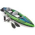 Aufblasbares Kajak Set 351x76x38cm 2 Personen Mit Paddel & Pumpe 180kg