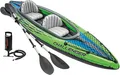 Intex Schlauchboot Aufblasbares Kajak Grün 351x76x38cm Ruderboot Kanu