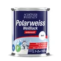 Schöner Wohnen Polwareiß Weißlack 125ml seidenmatt Lack weiß