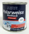 Polarweiss Weißlack 125 ml seidenmatt Acryl-Lack