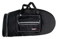 Soundline Gigbag 594362 für kompakte Kaisertuba - Bb-Bass Tragetasche mit stabiler Rucksackgarnitur und Schultergurt - Ideal für Tuba bis Höhe 96 cm und Schallstück-Durchmesser 50 cm