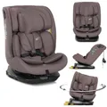 Lorelli Kindersitz drehbar 360 Grad i-Size 40-150cm mit Isofix, Mitwachsender Baby Autositz Rodeo, Gruppe 0+/1/2/3, 0-12 Jahre, 0-36 kg, Auto Babysitz ab Geburt, 5-Punkt-Gurt, Rosa
