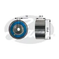GATES Umlenk Führungsrolle Zahnriemen für Mitsubishi L 200/Triton 2.5 DI-D 4WD