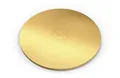 Sallys Cake Boards 12 mm Stärke, Ø 35 cm Aus stabilem leichten Karton mit lebensmittelecher Aluminiumbeschichtung - Kuchenunterlage, Tortenunterlage, Tortenplatten, Cakeboard (Gold)