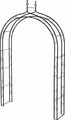Brema Rosenbogen Oxford 150x36x250 cm 732698 schwarz D