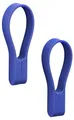 Zone Denmark Loop Handtuchklammern, Handtuchaufhänger, Magnetische Handtuchclips, Klammern/Clips für Handtücher und Geschirrtücher, 9 cm, 2 Stück, Indigo Blue (Blau)