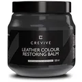 CREVIVE Leder Reparatur Set Grau 300 ml - Lederpflege Auto - Lederreparatur Sofa - Autositz Reparatur
